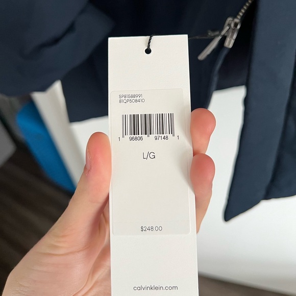 Calvin Klein men blue jacket - Picture 9 of 10